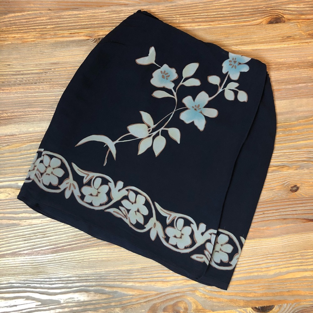 Ann Taylor Silk Wrap Skirt